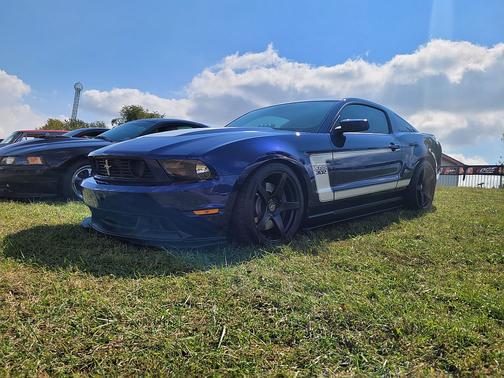 Blue 2012 Ford Mustang Boss 302